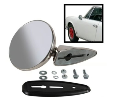 Aussenspiegel-ohne-Rahmen-Edelstahl-links/rechts-Porsche 911-90173111100
